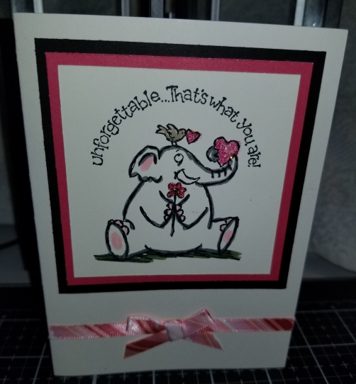 Unforgettable Elephant Elle Handmade Greeting Card 8302018 (2)